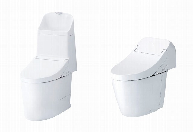 TOTO住宅用ウォシュレット　モデルチェンジで全て瞬間式に